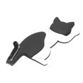 thumbnail image 3 of Akozon Cat Shaped Fridge Magnet, Beautiful Silicone Fridge Sticker Magnetic For Bedroom Living Room, Study For Car Fridge For Office For Home, 3 of 8