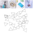 thumbnail image 3 of Lunette Ouverte, Bijoux Lunette Ouverte pour Résine 30 Pcs Acier Inoxydable pour Maison S, 3 of 8