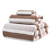 Bath Towels Set,Bathroom Towel Set Bath Towels Set for Bathroom Cotton Thick Soft Absorbent Towel Set of 3 Household Wash Face Gift Towel Towels for Bathroom,Bath Towel Sets