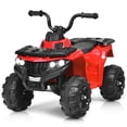 thumbnail image 1 of Costway VTT pour Enfants à Batterie 6 V, 4 Roues, avec MP3 et Phare DEL, Rouge, 1 of 10