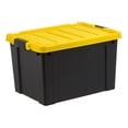 thumbnail image 2 of IRIS Bacs de Rangement en Plastique de 72 L avec Loquets, Lot de 2, 2 of 10