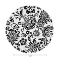 thumbnail image 2 of IH Casa Decor Printed Round Cotton Rope Placemat Black Baroque - Set of 12, 2 of 4