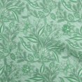 thumbnail image 1 of oneOone Polyester Spandex Sea Green Fabric Asian Floral Craft Projects Decor Fabric Printed By The Yard 56 Inch Wide, 1 of 5