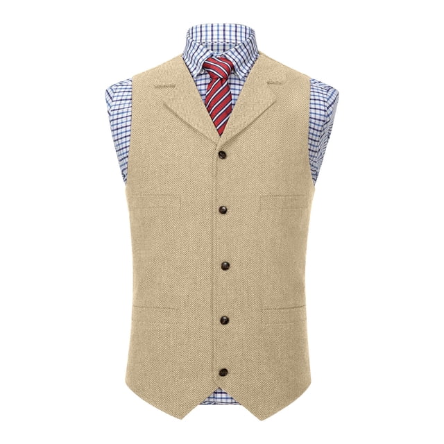 Shirts for Men - Sleeveless Collar with Multiple Pockets Shirt - Summer Outdoor Wear