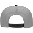 thumbnail image 2 of Wool Blend Flat Visor Pro Style Snapback Cap, Black Gray, 2 of 2