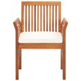 thumbnail image 4 of vidaXL 7 Piece Outdoor Dining Set with Cushions Solid Acacia Wood, 4 of 5