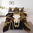 thumbnail image 2 of Erosebridal Retro Sheep Skeleton Comforter Sets Toddler Size, Rustic Hunting Animal Comforters & Duvets, Western Decor, Reversible, 2 of 7