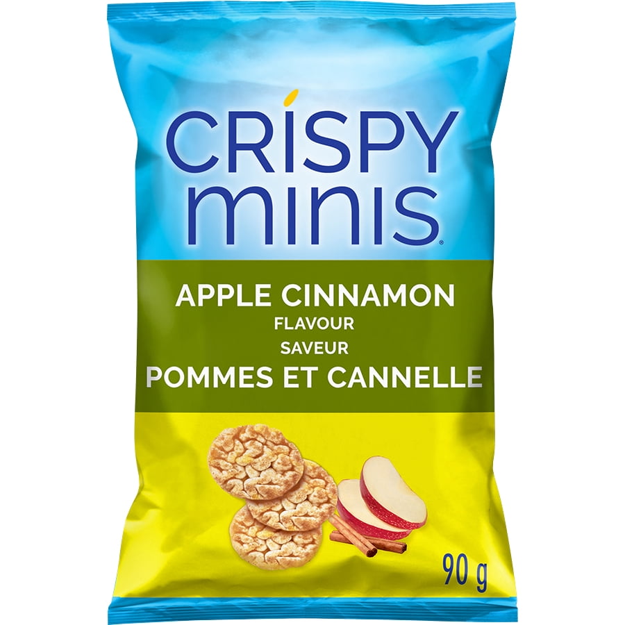 Quaker Crispy Minis Large Brown Rice Cakes Apple Cinnamon