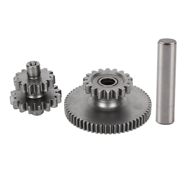 Engine Starter Reduction Gear Kit, Easy Installation Stainless Steel Material Service Guarantee Starter Gear For Motorcycle 150CC 200CC 250CC ATV