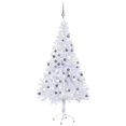 thumbnail image 1 of vidaXL Artificial Pre-lit Christmas Tree with Ball Set 180cm 620 Branches, 1 of 5