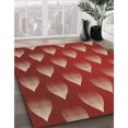thumbnail image 3 of Ahgly Company Machine Washable Indoor Rectangle Transitional Orange Area Rugs, 7' x 9', 3 of 7