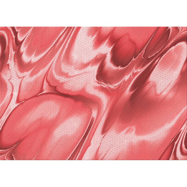 Ahgly Company Machine Washable Indoor Rectangle Transitional Light Coral Pink Area Rugs, 5' x 7'
