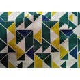 thumbnail image 4 of oneOone Cotton Silk Fabric Parallelogram & Triangle Geometric Fabric Prints By Yard 42 Inch Wide, 4 of 4