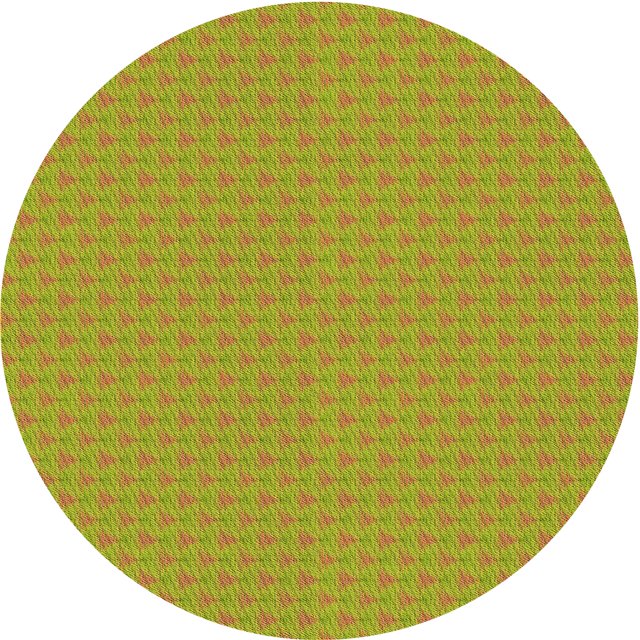 Ahgly Company Tapis d'Intérieur Ronds Transitionnels Verts Lavables à la Machine, 4 Pieds Rond