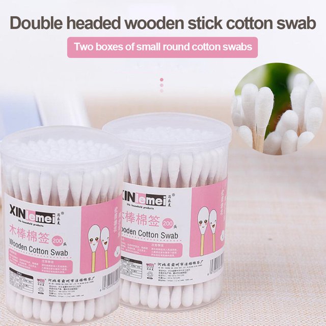 Cqxid Woodworking Tools Under $5 Swabs Absorbent Boxed Head Cleaning Bamboo Cotton Boxes Double Stick 2 Cleaning