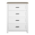 thumbnail image 4 of Ameriwood Home Commode à 4 Tiroirs Chapelle Hill en Blanc, 4 of 6