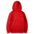 thumbnail image 5 of Ediodpoh Chandail à Capuchon pour Homme Étiquette en Cuir Chandail à Manches Longues à Capuche Grande Taille Chandail à Poche Haut Chandail pour Homme Rouge P, 5 of 5