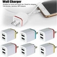 thumbnail image 1 of Adaptateur de Charge Rapide à Double Paroi USB 1A 2A 5V pour Android / Galaxy / iPhone, 1 of 8