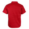 thumbnail image 4 of fastboy Unisex Chef Jackets Coat Short Sleeves Shirt Kitchen Uniforms 3XL Red, 4 of 9