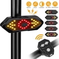 thumbnail image 1 of GRM Bike Turn Signals Light, 100LM 5-in-1 Smart Bright Bike Rear Tail Lamp IPX2 USB, 1 of 10