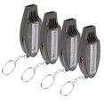 thumbnail image 1 of Whistle, 4Pcs 4 In 1 Multifunction Drop- Survival Whistle, Military Green ABS Plastic for Hiking Boating, 1 of 8