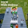 thumbnail image 2 of "Compact Yellow Camping Table - Lightweight Portable Picnic Desk for Outdoor Adventures (95x55x50cm)", 2 of 7