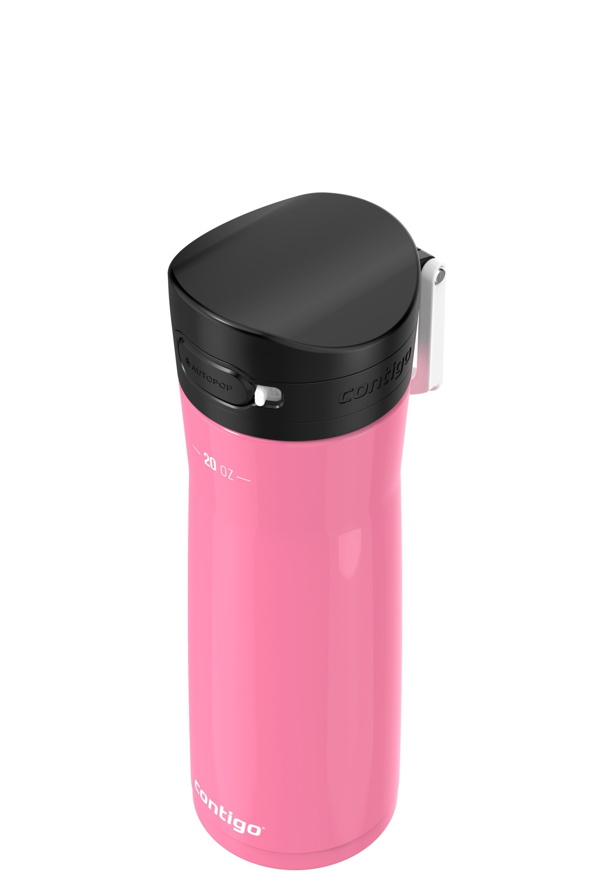 Contigo Jackson Chill 2.0 Water Bottle with AUTOPOP Lid, 20 oz (591 mL), Azalea