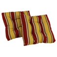 thumbnail image 1 of 19-inch Squared Spun Polyester Tufted Dining Chair Cushion (Set of Two) - Haliwell Multi, 1 of 4