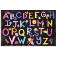 thumbnail image 1 of Tapis rectangle amusant pour enfant Amusant de A à Z multicolore nylon, 1 of 2