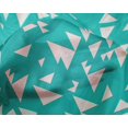 thumbnail image 5 of oneOone Silk Tabby Fabric Triangle Geometric Printed Craft Fabric BTY 42 Inch Wide, 5 of 5