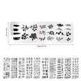 thumbnail image 3 of WIFKLSIIPG Printing Plate Nail Stainless Steel Printing Plate Blue Film Steel Plate Geometric Floral Series Colorful Printing Transfer Template, 3 of 6