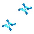 thumbnail image 4 of Baohd Enhanced RC Car Accs Spare Parts 1 10 Truck TT02 Modified Replacement Front Rear Front Arm Mount 2Set, 4 of 6