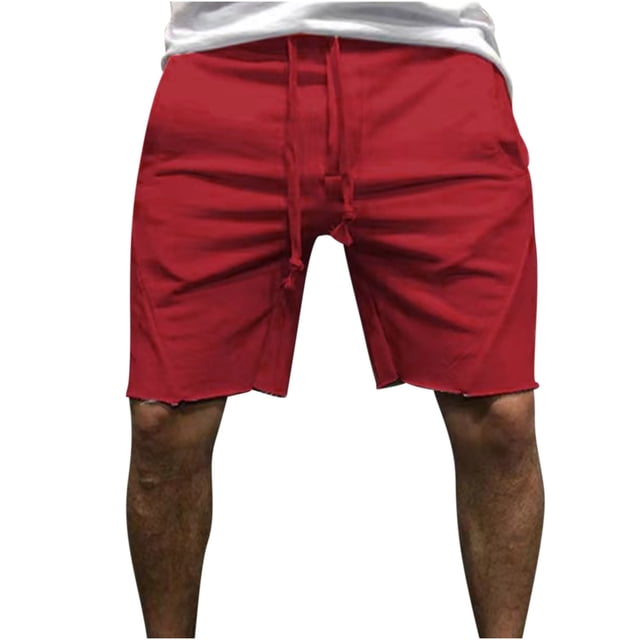 Birdeem Mens Loose Straight Beach Medium Comfortable Pants Casual Sports Five Point Pants