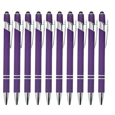 fheaev Stylo à Tige en Aluminium Vaporisateur Adhésif Stylo à Clic -Utiliser Écran Affaires Étudiant Stylo d'Écriture 10 Pcs 10 ml