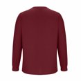 thumbnail image 3 of AherBiu Chandails à Manches Longues pour Hommes Col Ras du Cou Coupe Décontractée Hauts Automne Hiver Décontractés Amples Légers Chandail, 3 of 5