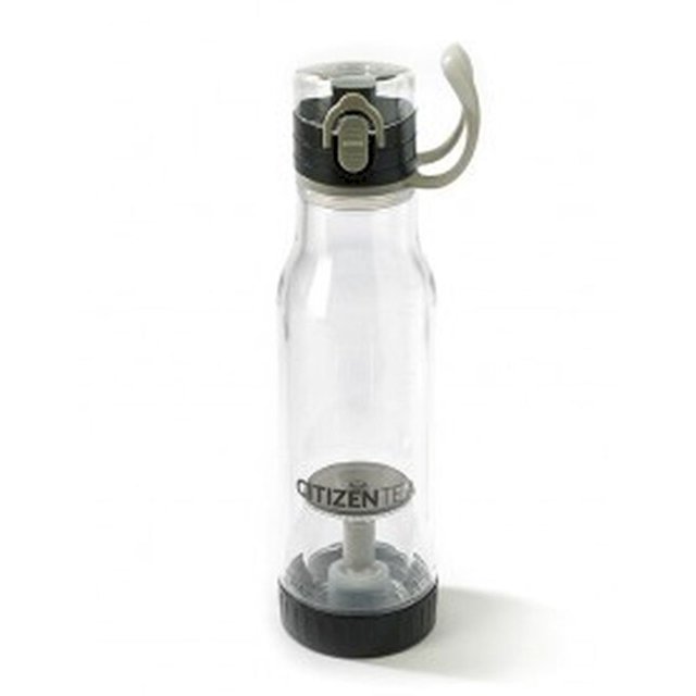Bouteille de Voyage avec Infuseur à Bouchon Noir