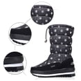 thumbnail image 4 of Kcodviy Women's Winter Solid Color Snow Womens Boots Thick Soled and Fleece Womens insulated Snow Boots Protective Snow Boots Slip Womens Snow Boots Size 61/2 on Boots, 4 of 6