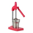 thumbnail image 4 of Hand Press Juicer Machine Manual Orange Juicer Professional Metal Juicer Press Red, 4 of 9