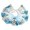 Blue, variant on CBFFDC Pet Neck Circle Bite resistant Pet Collar with Tear resistant Non Fading Lace Trim Bowknot Daily Neck Circle Collocation