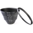 thumbnail image 1 of Step Up Rings,K&F Concept Metal 11pcs Stepping Adapter Ring Kit Including(26-30mm,30-37mm,37-43mm,, 1 of 6