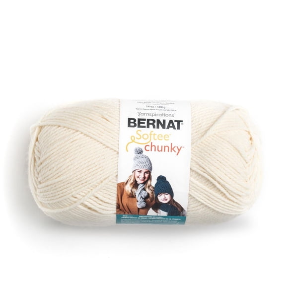Bernat® Softee® Chunky™ Yarn, Acrylic #6 Super Bulky, 14oz/400g, 431 Yards