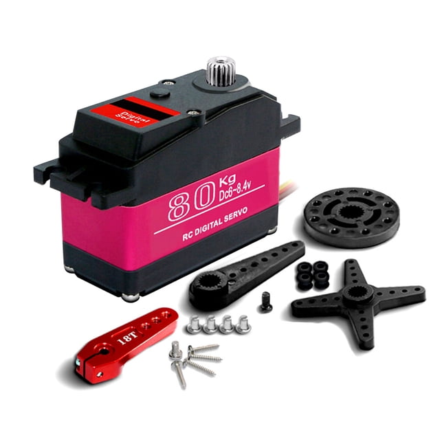 Digital Servo 80kg Metal Gear High Torque Waterproof Replacements for 15 HSP HPICar Baja Car