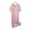Pink, variant on Sakmal Cloud-Like Cotton Nightgowns for Women Cotton Breathable Blue Night dress Long Short Sleeve Crew Neck Solid Nightgowns