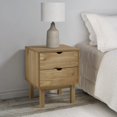 thumbnail image 2 of vidaXL Nightstand Bedside Table with Solid Wood Legs OTTA Solid Wood Pine, 2 of 6