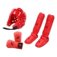 thumbnail image 1 of koolsoo Ensemble d'Équipement de Karaté pour l'Entraînement Gants d'Entraînement pour l'Entraînement Grappling Arts Martiaux Rouge P, 1 of 1