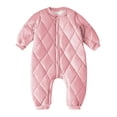 thumbnail image 1 of MeetoTime Baby Clothes Fall Winter Warm Cotton Jumpsuits Long Sleeved Infant Toddler Rompers Home Crawling Clothes, 1 of 6