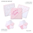 thumbnail image 3 of The Peanutshell Baby Hooded Towels and Washcloths Gift Bath Set, 23 Piece, Pink, 3 of 7