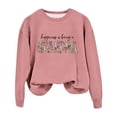 thumbnail image 1 of GZWYHT Grande Vente! Chandails à Capuchon pour Femmes, Chandails à Capuchon Graphiques, Chandails en Molleton de Grand-Mère pour Femmes, Chandails en Molleton Col Rond Automne Sans Capuche, le Bonheur C'est d'Être une Grand-Mère, Tenues d'Automne, Vêtements d'Automne Rose G, 1 of 3