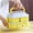 Yellow, variant on Up to 50% off ! TopLLC Double-layer Compartmented Lunch Box Student Insulated Lunch Box Microwave Portable Portable Compartmented Lunch Box on Clearance