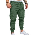 thumbnail image 1 of Men Slim Fit Jogger Cargo Pants Casual Outdoor Sweatpants with Pockets, 1 of 3
